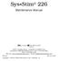 Sys*Stim 226. Maintenance Manual