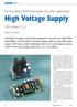 High Voltage Supply. 330 V from 12 V. For the Valved RIAA Preamplifier and other applications POWERSUPPLY