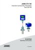 JUMO CTI-750. Inductive Conductivity Transmitter Type B Operating Instructions 11.07/
