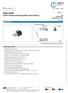 Data sheet E-DAT Industry RJ45 plug black Cat.6 Class E A