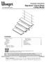 Assembly Instructions Signature Choral Riser 4-Step Model