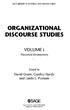 ORGANIZATIONAL DISCOURSE STUDIES