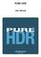 PURE HDR. User Manual