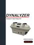 RAPIDOSE DYNALYZER USER GUIDE. Dynalyzer IV High Voltage Unit OPERATION MANUAL. Rapid Measurements with a super small footprint detector