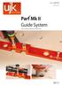 Parf Mk II Guide System Parf is a Registered Trademark of Peter Parfitt