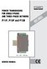 POWER TRANSDUCERS FOR SINGLE-PHASE AND THREE-PHASE NETWORK ISO P11P, P13P and P13B mm SERVICE MANUAL