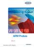AFM Probes. Innovation with Integrity. AFM Probes