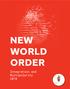 NEW WORLD ORDER Integration and Multipolarity 2018