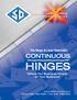 CONTINUOUS. The Hinge & Laser Specialist. Laser Cutting CAPABILITIES. Where Our Business Hinges on Your Business