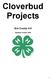 Cloverbud Projects. Erie County 4-H. (Updated: October 2018)