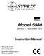 Model Instruction Manual GAUSS / TESLA METER. Manual UN Rev. F, ECO Item No Sypris Test & Measurement All rights reserved.