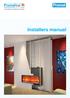 The ideal insulation and mantelpiece for your fireplace. Installers manual