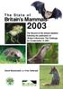 2003 The Second of the Annual Updates following the publication of Britain s Mammals: The Challenge for Conservation in 2001