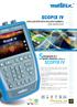 5instruments in 1 SCOPIX IV SCOPIX IV. good reasons to choose a. Wi Fi OSCILLOSCOPES WITH ISOLATED CHANNELS NEW GENERATION 600 V CAT III