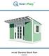 HowtoPlans..org. 14'x8' Garden Shed Plan