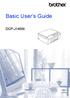Basic User s Guide DCP-J140W. Version 0 USA/CAN