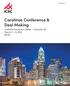 Carolinas Conference & Deal Making