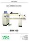 ERN 100 COIL WINDING MACHINE. User s guide