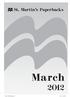 St. Martin s Paperbacks. March