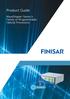 Product Guide. WaveShaper Series A Family of Programmable Optical Processors WEB ENABLED