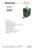 RESISTRON RES-401. Operating Instructions. Important features