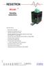 RESISTRON RES-403. Operating Instructions. Important features