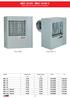 MEC MEC C Wall-mounted air heaters for indoor installation