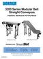 3200 Series Modular Belt Straight Conveyors