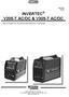 INVERTEC V205-T AC/DC & V305-T AC/DC