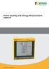 Power Quality and Energy Measurement PEM575