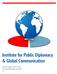 Institute for Public Diplomacy & Global Communication