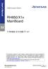 RH850/X1x MainBoard. User's Manual Y-RH850-X1X-MB-T1-V1. Cover RH850 Evaluation Platform. R20UT2210ED0107 Rev