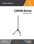 CM300-Series. Mounting Poles. Revision: 8/18 Copyright Campbell Scientific, Inc.