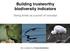 Building trustworthy biodiversity indicators
