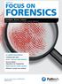 FORENSICS FOCUS ON. Investigate Recover Examine Innovative solutions for the Forensic science laboratory
