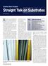 Straight Talk on Substrates BY DAVE KING
