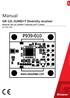 Manual. GR-12L SUMD+T Diversity receiver Receiver GR-12L SUMD+T diversity HoTT 2.4GHz. No. S1045, S1046. Copyright Graupner/SJ GmbH