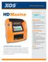 HD Maxine. better analysis counts. Trace Metal Analysis in Hydrocarbons. Now available with. Application Areas: Features and Benefits: Options: