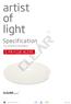 artist of light Specification For LED Neon Flex Ribbon C-FR-F11B-AC230 Rev1.0 Lighting 01