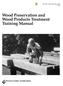 Wood Preservation and Wood Products Treatment Training Manual. EM 8403 Reprinted May 2002 $2.00