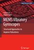 MEMS Vibratory Gyroscopes Structural Approaches to Improve Robustness