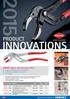 INNOVATIONS. KNIPEX Siphon and Connector Pliers. Exclusively distributed by MADE IN GERMANY