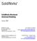 SolidWorks. SolidWorks Workbook Advanced Modeling. Version 2009