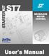 AK-ST7FMC Starter Kit for STMicroelectronics ST7FMC Motor Control Device User s Manual