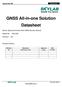 GNSS All-in-one Solution Datasheet