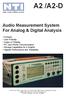 Audio Measurement System For Analog & Digital Analysis