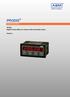 PRODIS. PD-INC Digital Process Meter for sensors with incremental output. Digital Process Meters. Datasheet