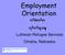 Employment Orientation