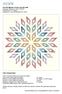 The 2018 Memoire a Paris Lone Star Quilt Featuring Memoire a Paris collection Finished Size: 83 square Designed by Lynne Goldsworthy for Lecien