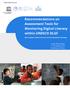 Recommendations on Assessment Tools for Monitoring Digital Literacy within UNESCO DLGF